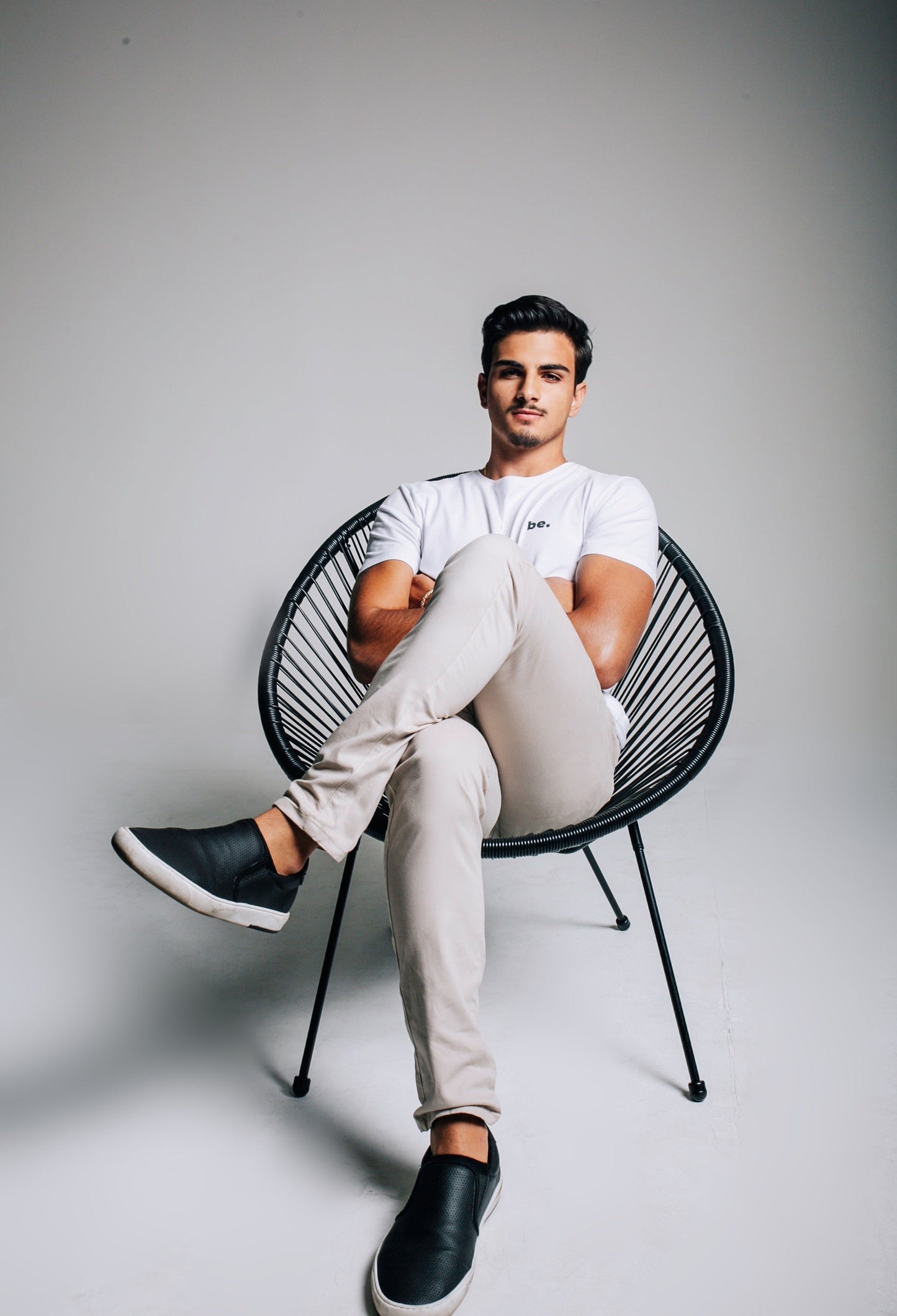 Camiseta Básica  Believr Branca Algodão Manga Curta